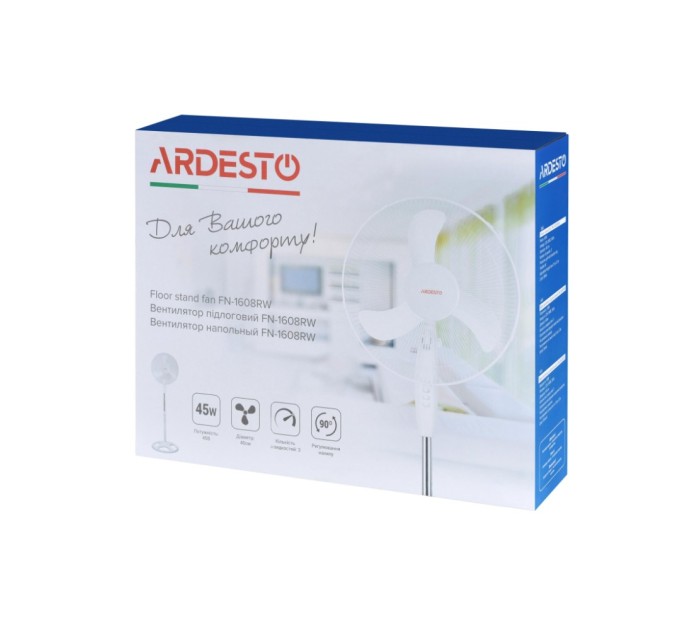 Вентилятор Ardesto FN-1608RW