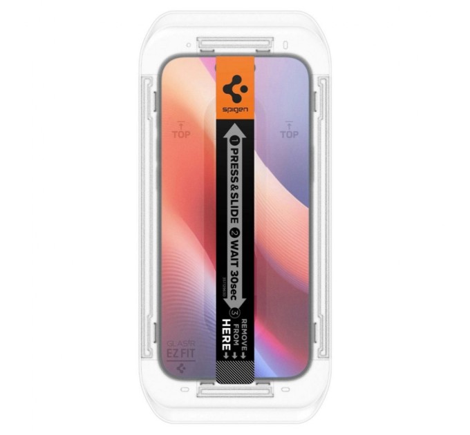 Скло захисне Spigen iPhone 16 Pro Glas.tR EZ Fit (2 Pack) (AGL07928)