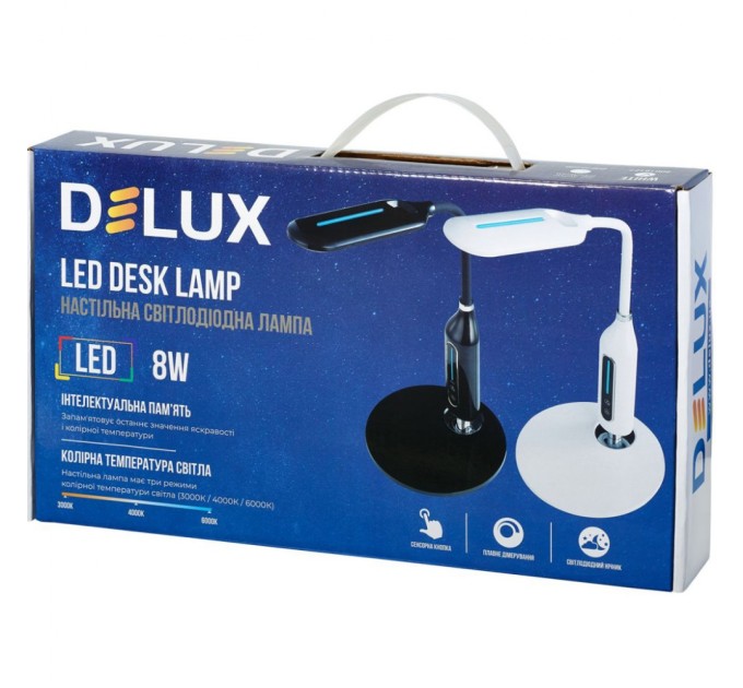 Настільна лампа Delux LED TF-510 8 Вт (90018127)