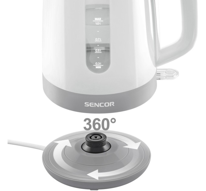 Електрочайник Sencor SWK 1020WH (SWK1020WH)