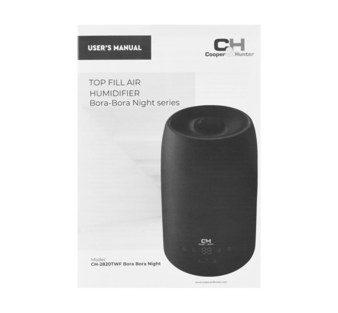 Зволожувач повітря Cooper&Hunter CH-2820TWF