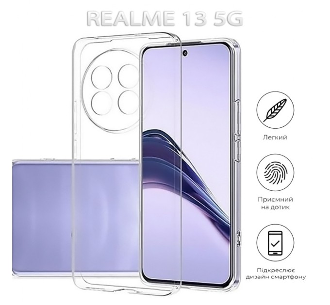 Чохол до мобільного телефона BeCover Realme 13 5G Transparancy (712764)