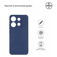 Чохол до мобільного телефона Armorstandart Matte Slim Fit TECNO Spark Go 2023 (BF7) Camera cover Blue (ARM69069)