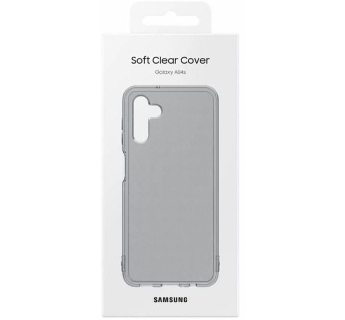 Чехол для мобильного телефона Samsung Samsung A04s Soft Clear Cover Black (EF-QA047TBEGRU)