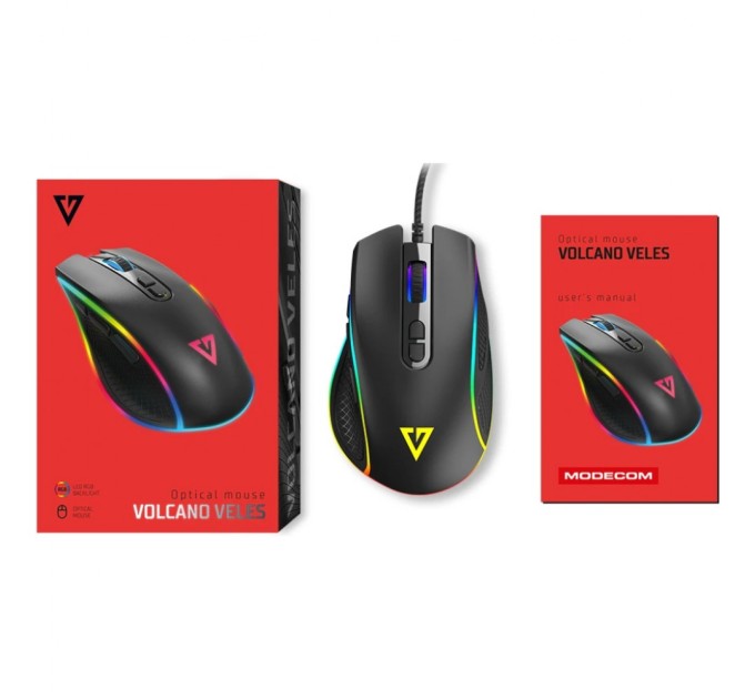 Мишка Modecom Veles Volcano RGB USB Black (M-MC-VELES-100)