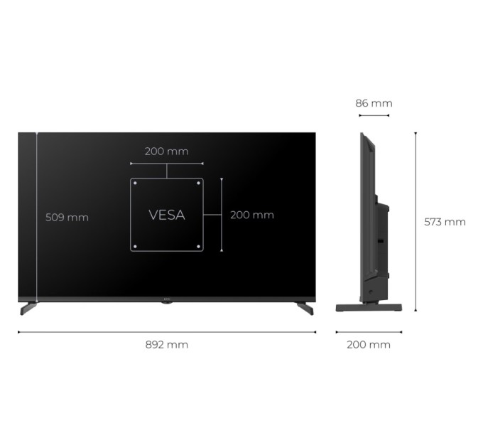 Телевізор Kivi 40F720QB