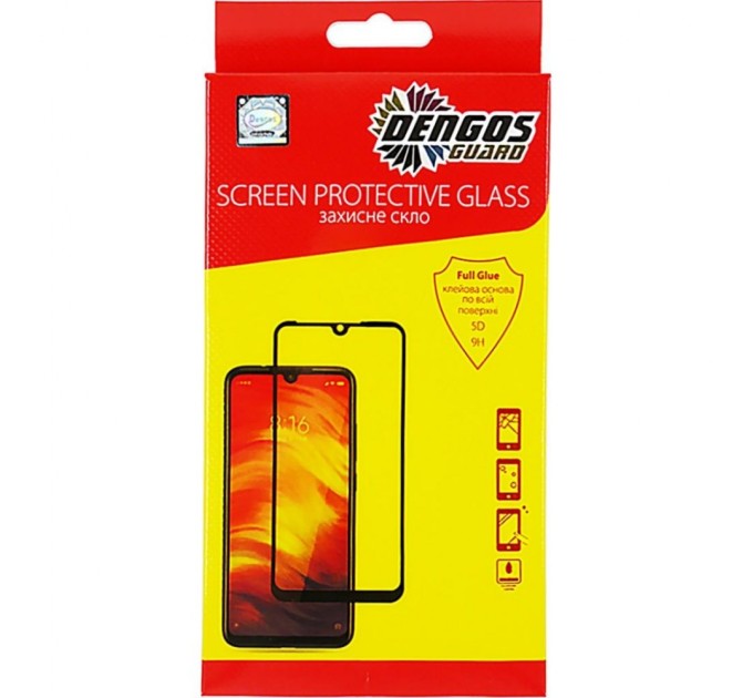 Скло захисне Dengos Full Glue для OPPO A54 (black) (TGFG-176)