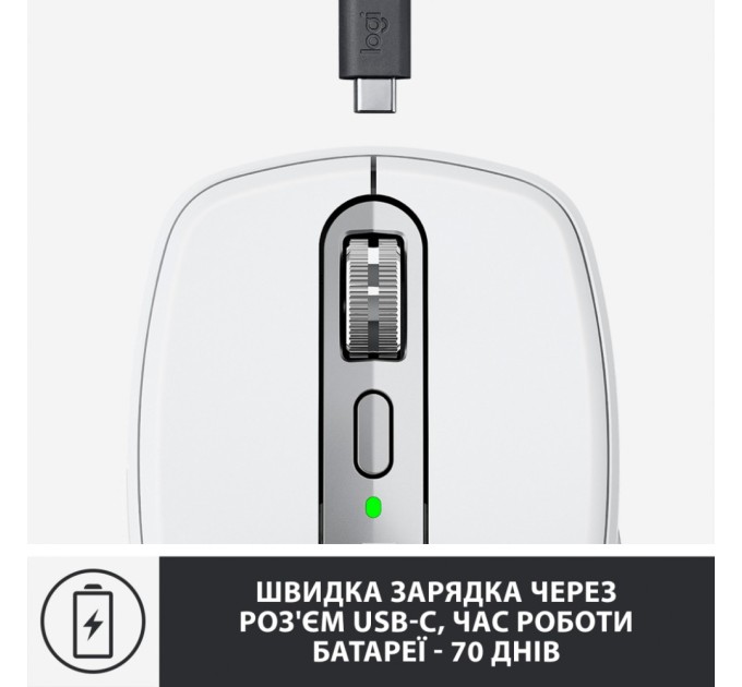 Мишка Logitech MX Anywhere 3 for Mac Pale Grey (910-005991)