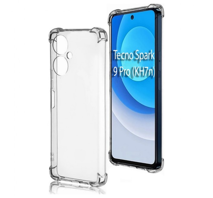 Чохол до мобільного телефона BeCover Anti-Shock Tecno Spark 9 Pro (KH7n) Clear (708907)