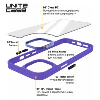 Чохол до мобільного телефона Armorstandart UNIT2 Apple iPhone 14 Lavander (ARM69942)