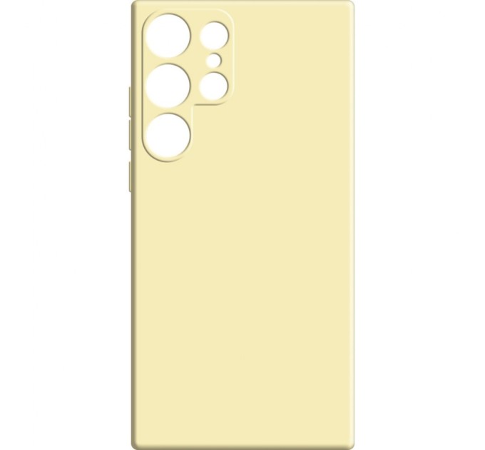 Чохол до мобільного телефона MAKE Samsung S24 Ultra Silicone Yellow (MCL-SS24UYE)