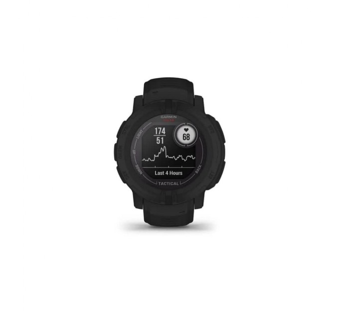 Смарт-годинник Garmin Instinct 2, Solar, Tactical Edition, Black, GPS (010-02627-03)