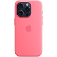 Чохол до мобільного телефона Apple iPhone 15 Pro Silicone Case with MagSafe - Pink,Model A3125 (MWNJ3ZM/A)