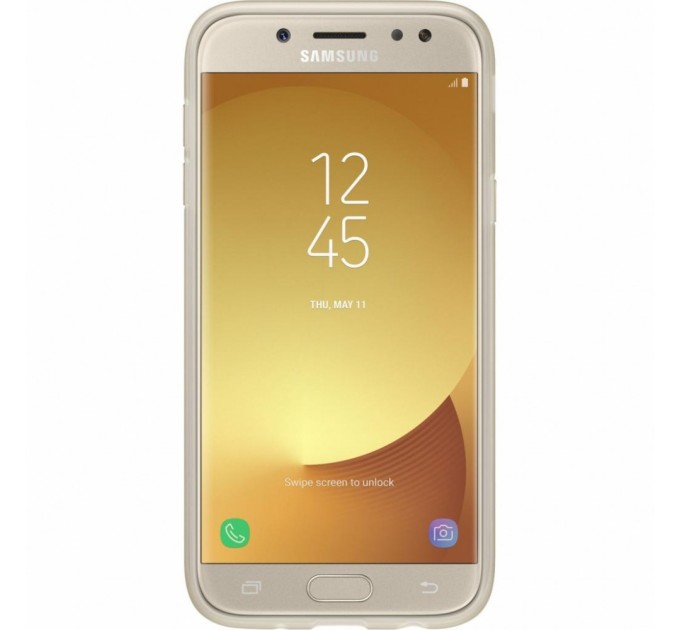 Чохол до моб. телефона Samsung для J5 (2017)/J530-EF-AJ530TFEGRU - Jelly Cover (Gold) (EF-AJ530TFEGRU)