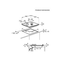 Варочна поверхня Electrolux GPE 363 RBK (GPE363RBK)