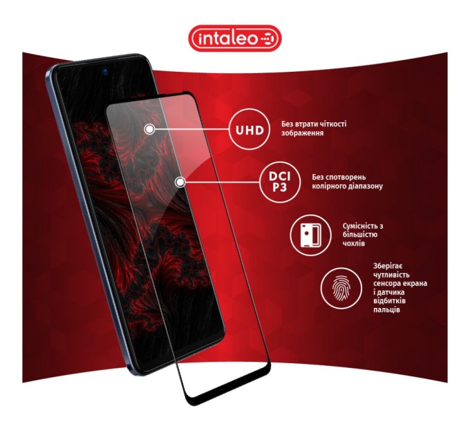 Стекло защитное Intaleo Full Glue Tecno Camon 18 Premier (1283126529207)