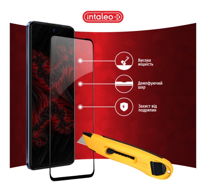 Стекло защитное Intaleo Full Glue Tecno Camon 18 Premier (1283126529207)