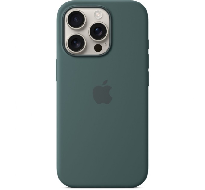 Чохол до мобільного телефона Apple iPhone16 Pro Silicone Case with MagSafe - Lake Green (MYYR3ZM/A)