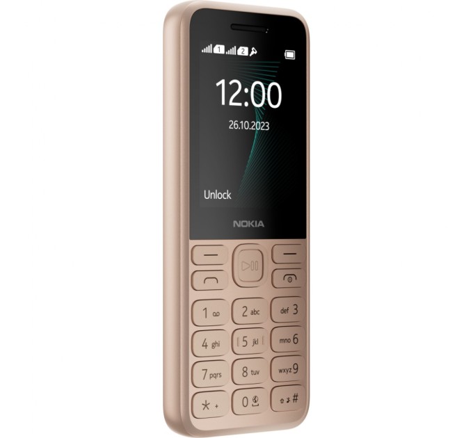 Мобильный телефон Nokia 130 DS 2023 Light Gold