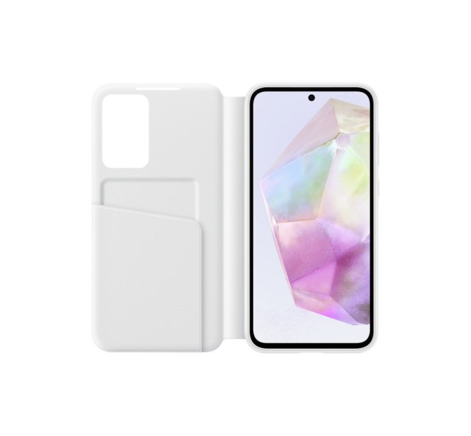 Чохол до мобільного телефона Samsung Galaxy A35 (A356) Smart View Wallet Case White (EF-ZA356CWEGWW)