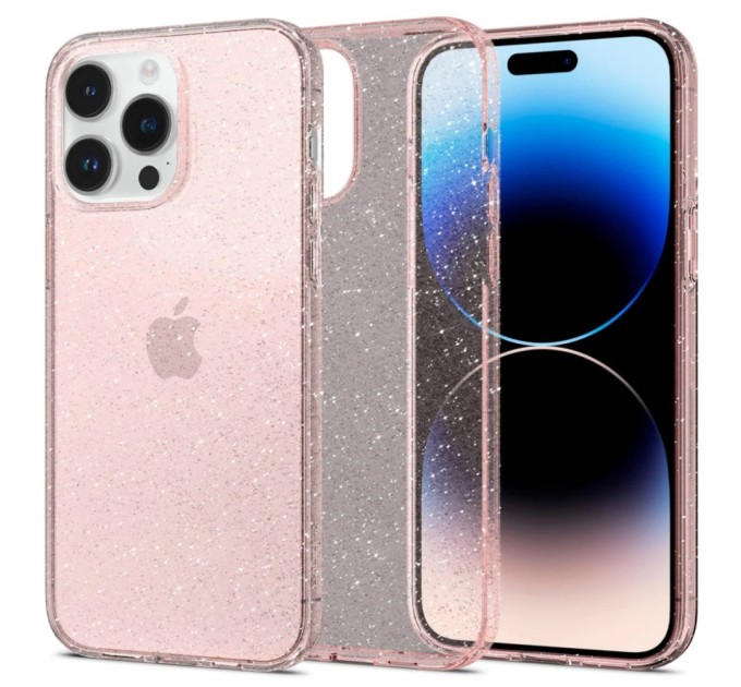 Чехол для моб. телефона Spigen Apple Iphone 14 Pro Max Liquid Crystal Glitter, Rose Quartz (ACS04811)