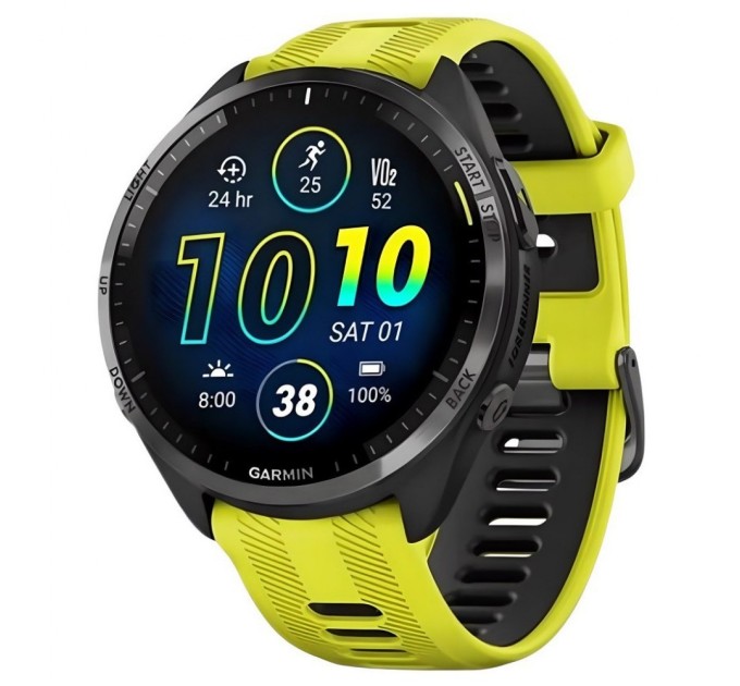 Смарт-годинник Garmin Forerunner 965, Amp Yellow, GPS (010-02809-12)