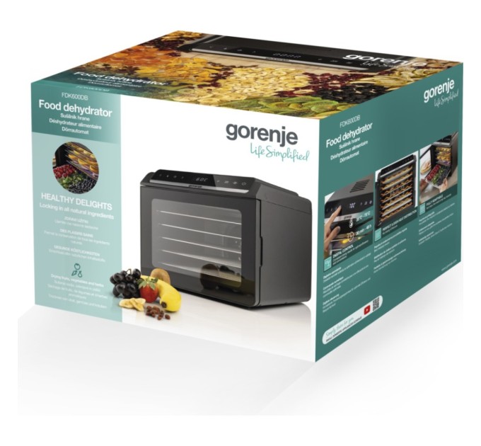 Сушка для овочів та фруктів Gorenje FDK600DB