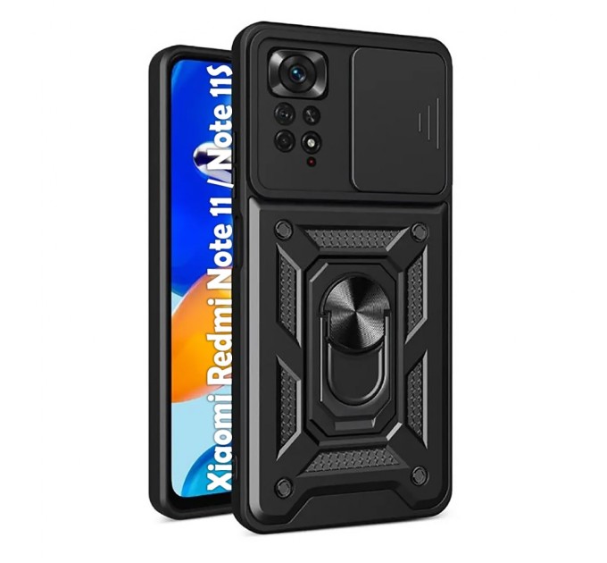 Чохол до мобільного телефона BeCover Military Xiaomi Redmi Note 11 / Note 11S Black (707413)