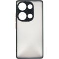 Чохол до мобільного телефона Dengos Matte Xiaomi Redmi Note 13 Pro 4G (black) (DG-TPU-MATT-141)