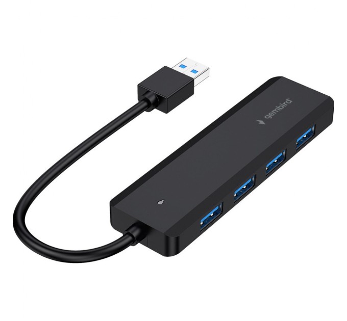 Концентратор Gembird 4 ports USB 3.1,USB-A, USB-C PD (UHB-U3P4P-02)