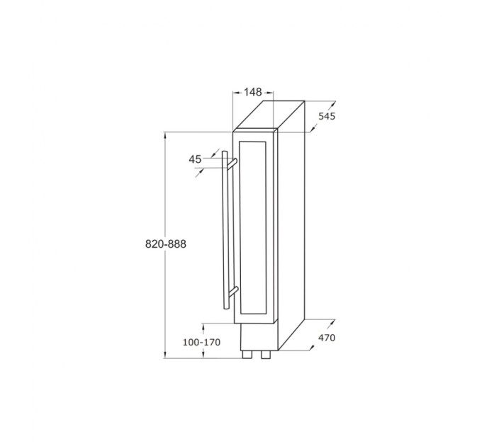 Холодильник Hansa FWC15072B