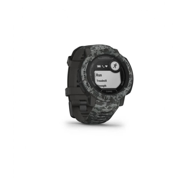 Смарт-годинник Garmin Instinct 2, Camo Edition, Graphite Camo, GPS (010-02626-03)