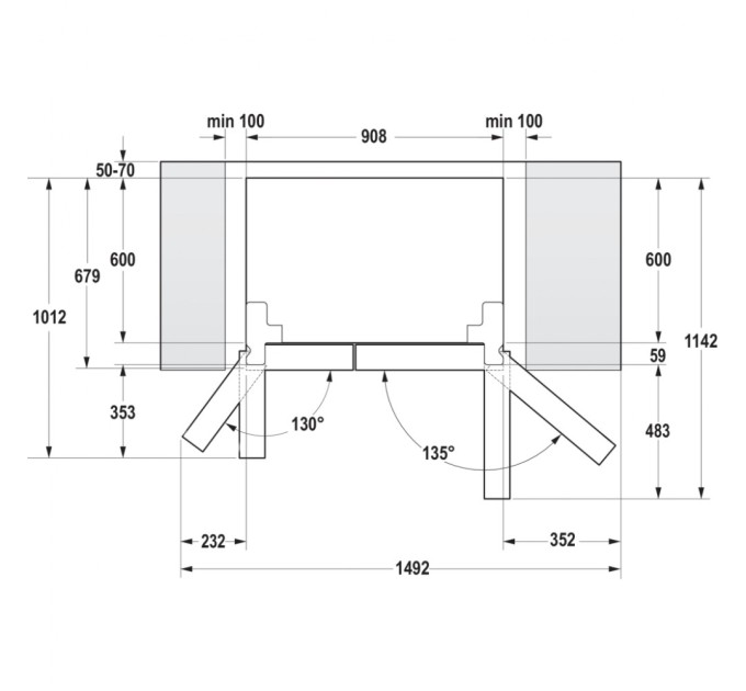 Холодильник Gorenje NRS9EVB