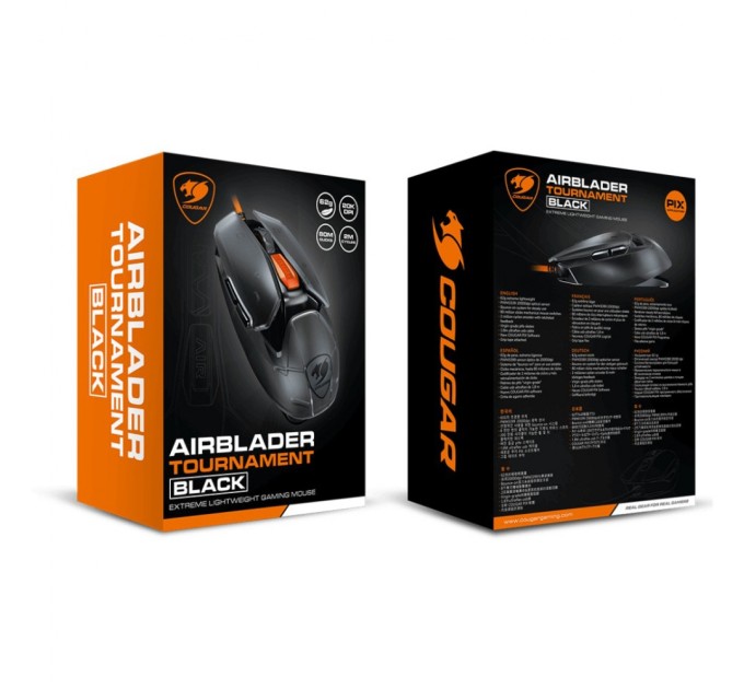 Мишка Cougar AirBlader Tournament USB Black (AirBlader Tournament Black)