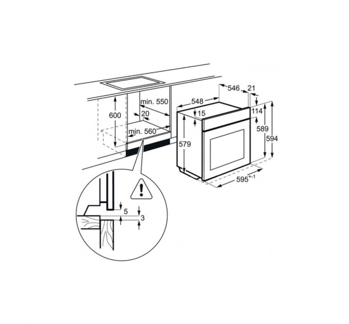 Духова шафа AEG BER455120B