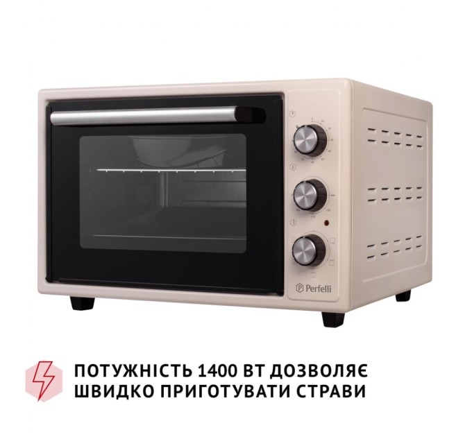 Електропіч Perfelli TRIMO 37 IVORY