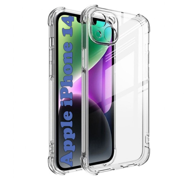 Чохол до мобільного телефона BeCover Anti-Shock Apple iPhone 14 Clear (708241)