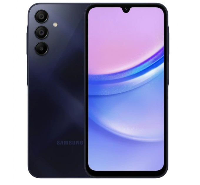 Мобільний телефон Samsung Galaxy A15 LTE 4/128Gb Black (SM-A155FZKDEUC)