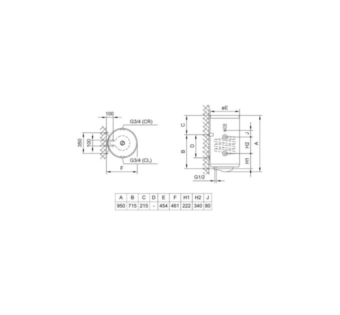 Бойлер непрямого нагріву TIKI Econ MCR 120V9 (700166)