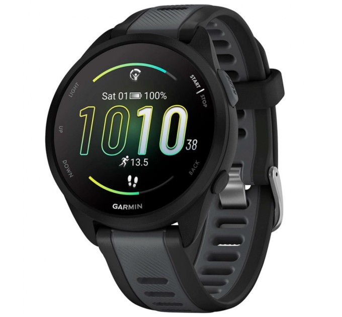 Смарт-годинник Garmin Forerunner 165, GPS, Black/Slate Grey, GPS (010-02863-20)