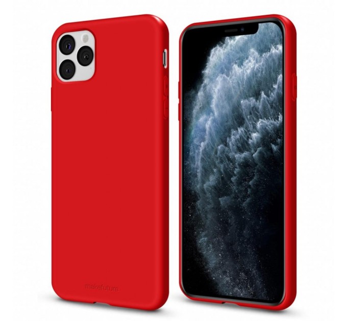 Чохол до мобільного телефона MakeFuture Flex Case (Soft-touch TPU) Apple iPhone 11 Pro Max Red (MCF-AI11PMRD)