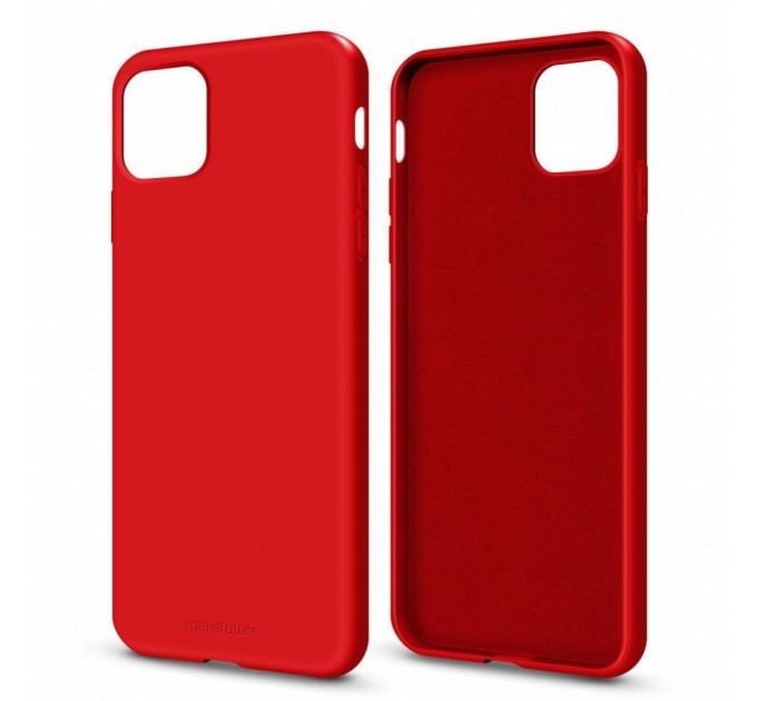 Чохол до мобільного телефона MakeFuture Flex Case (Soft-touch TPU) Apple iPhone 11 Pro Max Red (MCF-AI11PMRD)