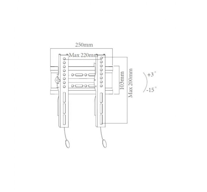 Кронштейн X-Digital STEEL ST215 Black