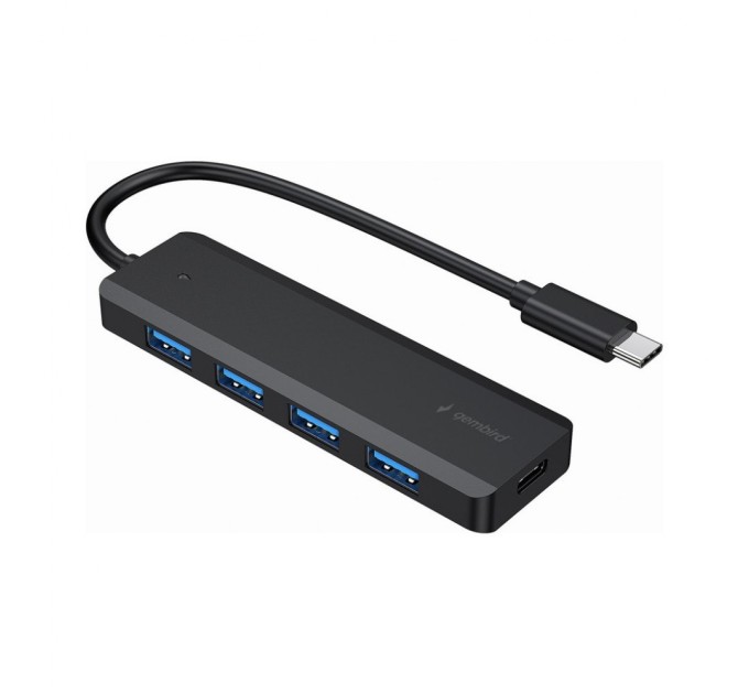 Концентратор Gembird 4 ports USB 3.1,USB-C, USB-C PD (UHB-CM-U3P4P-01)