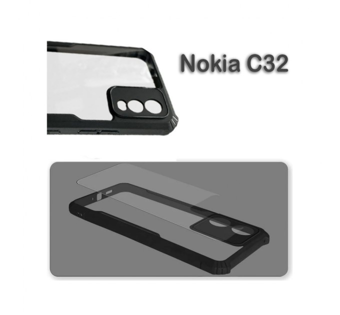 Чохол до мобільного телефона BeCover Anti-Bump Nokia C32 Black (710743)