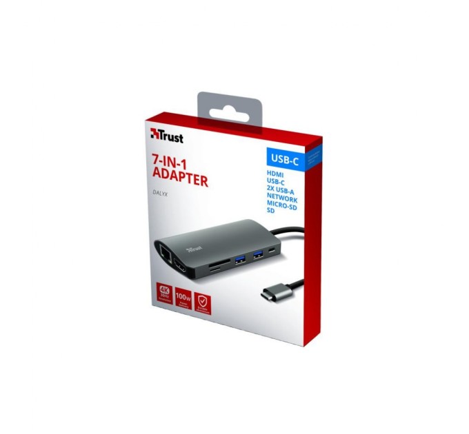 Концентратор Trust DALYX 7-IN-1 USB-C ALUMINIUM (23775_TRUST)