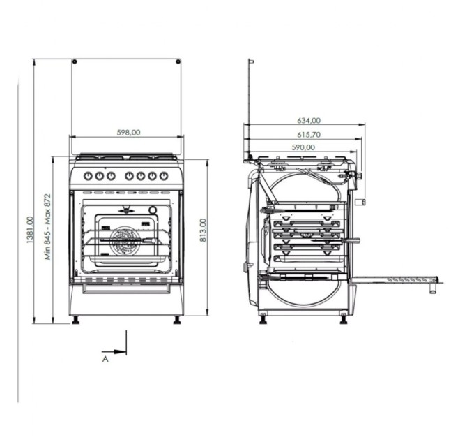 Плита Grunhelm G4FG6612W