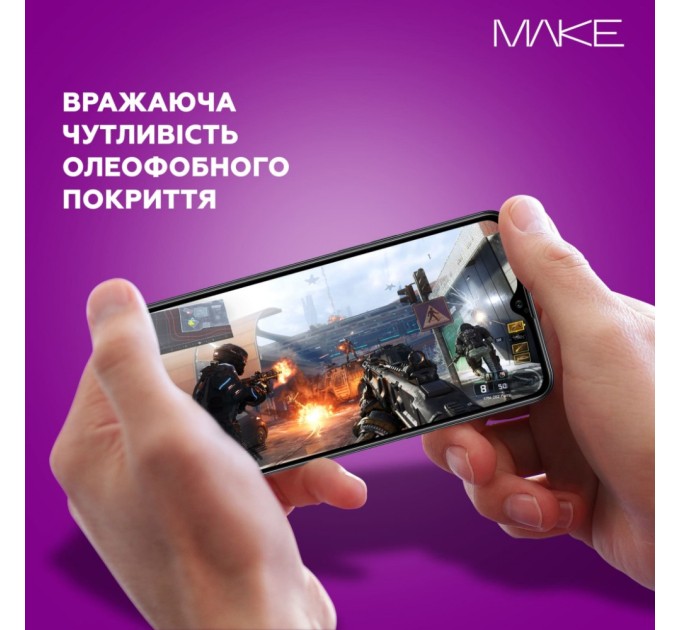 Скло захисне MAKE Oppo Reno11 F (MGF-OR11F)