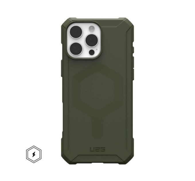 Чохол до мобільного телефона UAG iPhone 16 Pro Max Essential Armor Magsafe Olive Drab (114449117272)