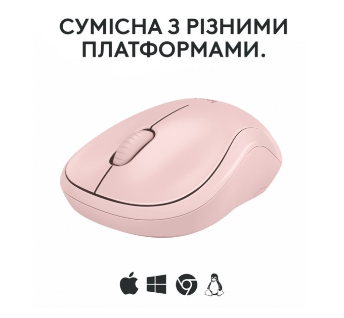 Мишка Logitech M240 Silent Bluetooth Rose (910-007121)